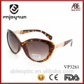 2015 Round demi color cheap wholesale summer shades sunglasses with golden metal hinge